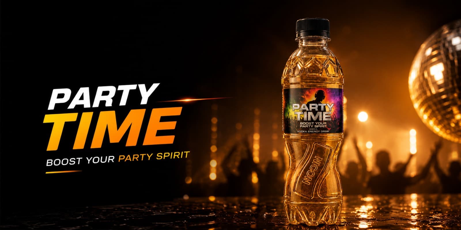Party Time Vodka Energy — boost your party spirit